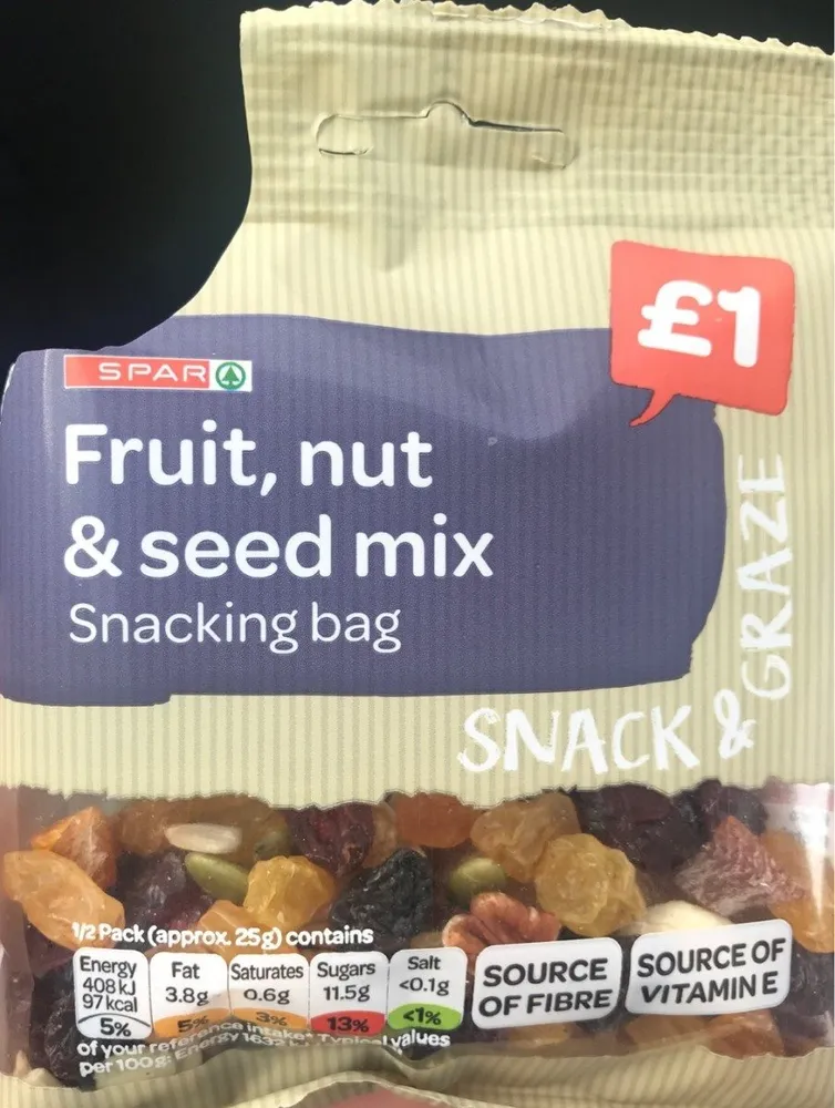 Fruit, nut & seed mix