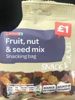 Fruit, nut & seed mix