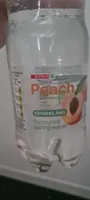 Spar peach sparkling water