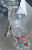 Strawberry and kiwi flavoured spring water