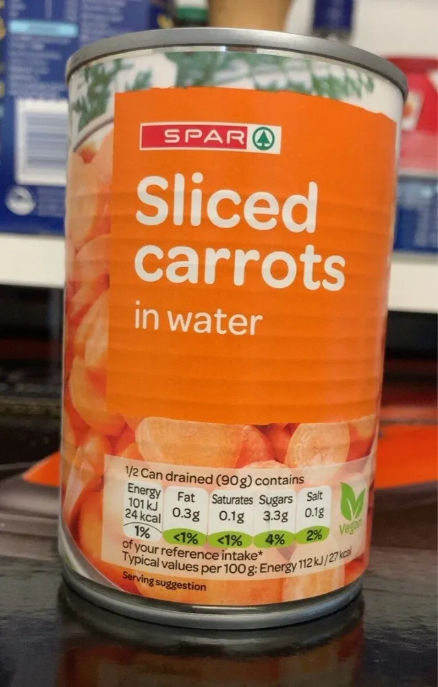 Sliced carrots