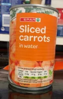 Sliced carrots