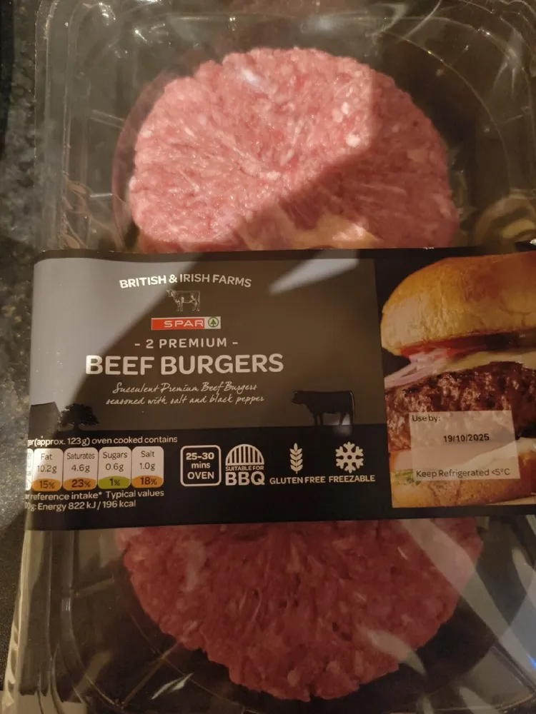 Premium Beef Burgers