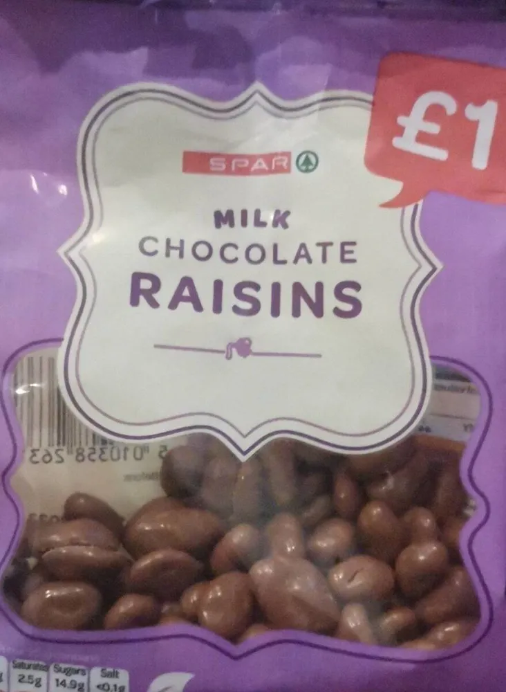 Milk Chocolate Raisins