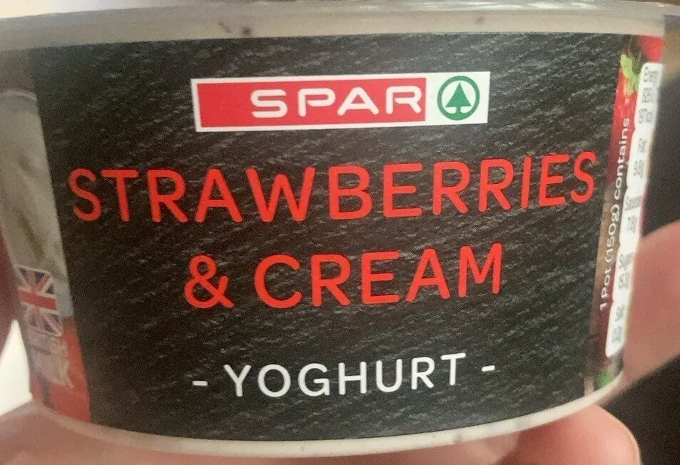 Strawberries & cream yogurt