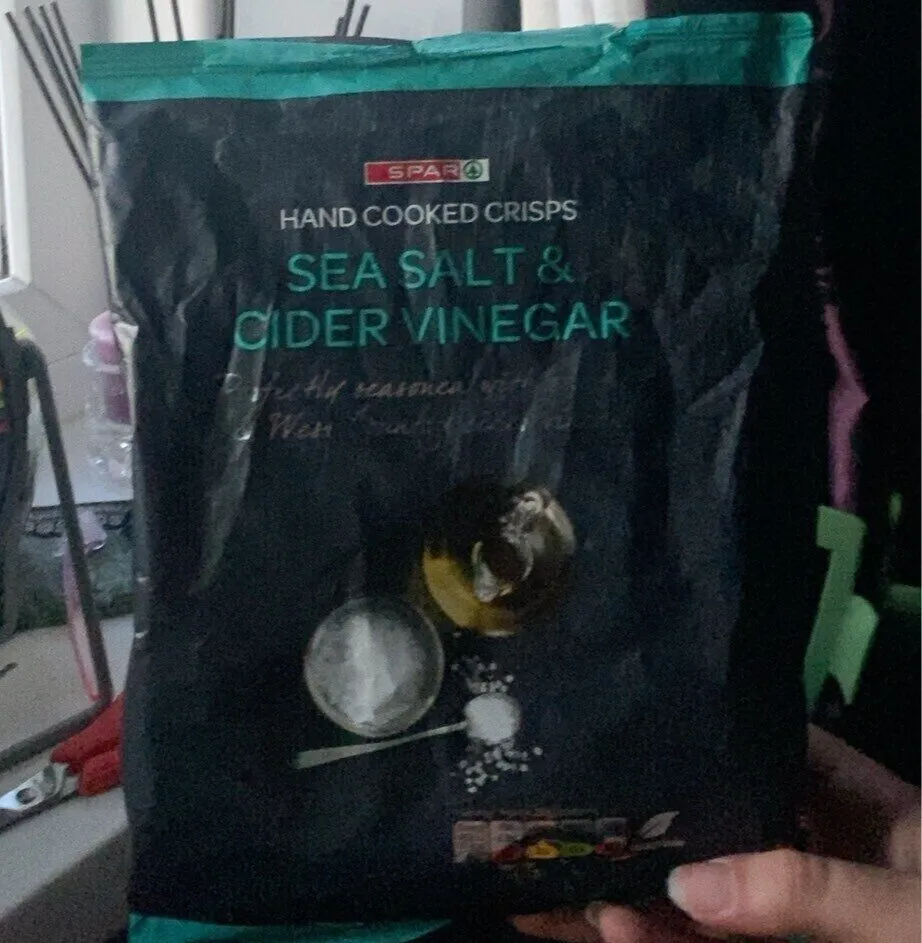 HAND COOKED CRISPS SEA SALT & CIDER VINEGAR Perfec