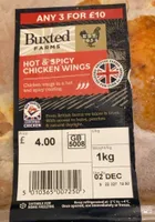 Hot and spicy chicken wings
