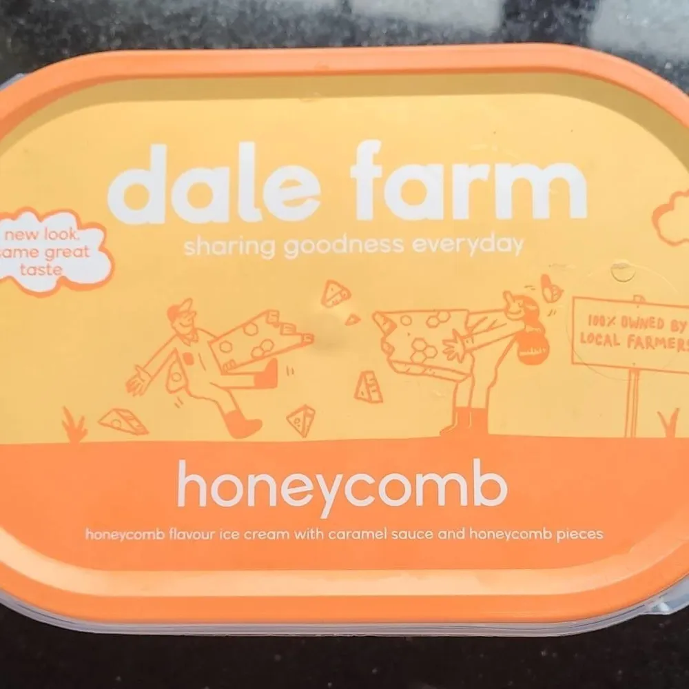 Honeycomb ice cream