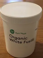 Organic white fusilli