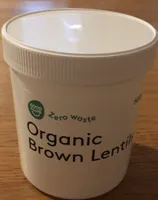 Organic brown lentils