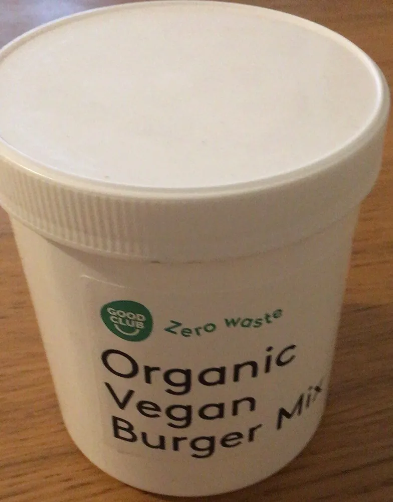 Organic vegan burger mix