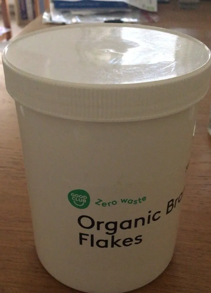 Organic bran flakes