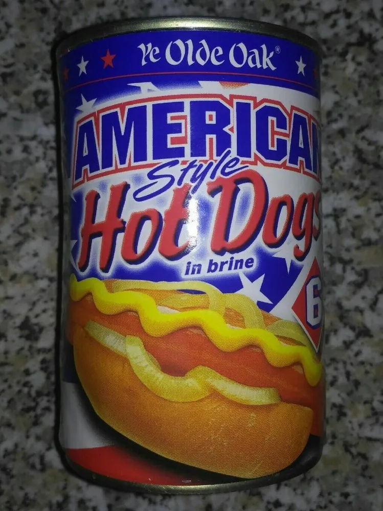 American Style Hot Dogs in brine