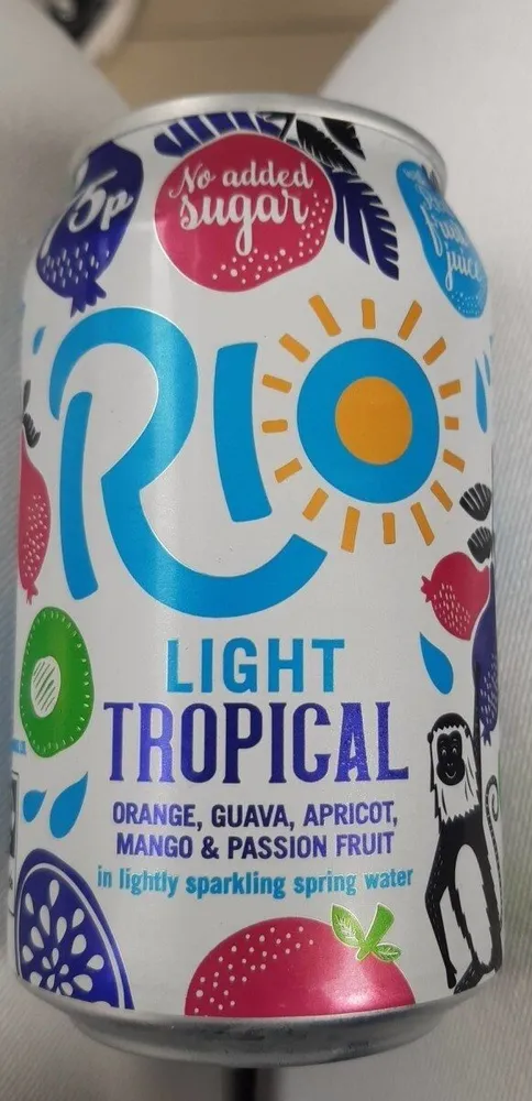 Rio light tropical drink