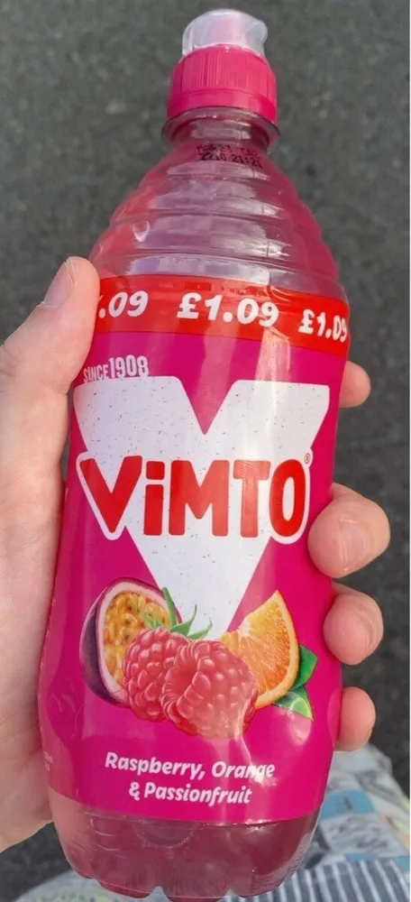 Vimto Raspberry, Orange & Passionate