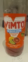 SINCE 1908 VIMTO NO ADDED SUGAR Real Fruit squash