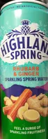 Rhubarb and Ginger sparkling water