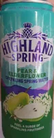 Pear&Elderflower Sparkling Spring Water