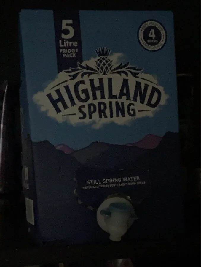Still spring water