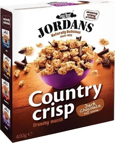 Country crisp Crunchy muesli Dark chocolate