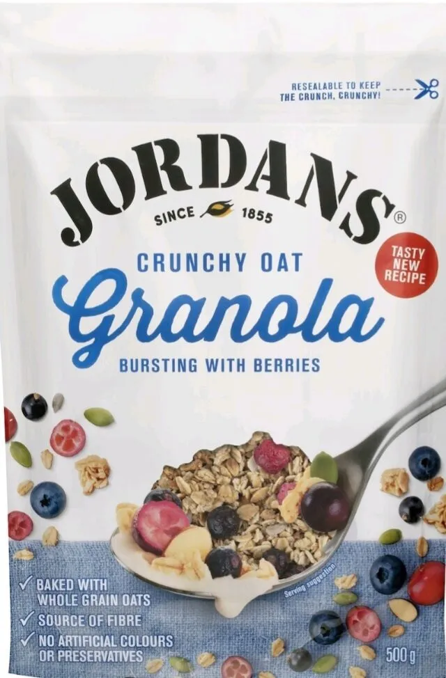 Crunchy Oat Granola Bursting with Berries