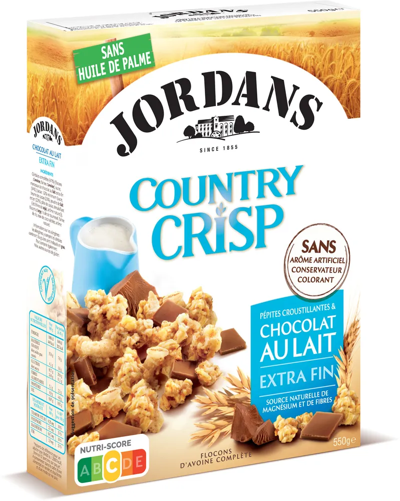 Country Crisp chocolat au lait
