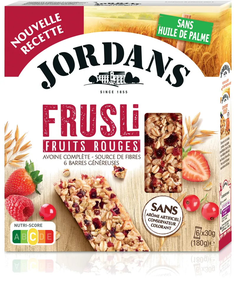 Barre de céréales frusli fruit rouges🍓