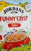 Funny'crisp - 4 céréales complètes et vrais morceaux de fraise