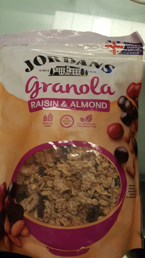 Granola raisin amandes