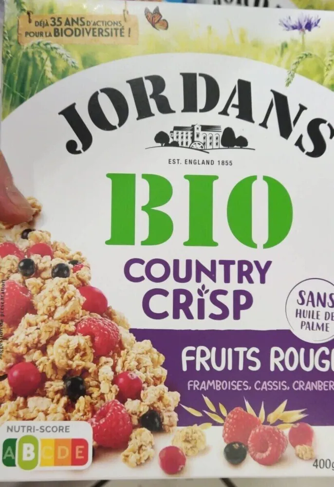 Country crisp framboises, cassis, cramberries