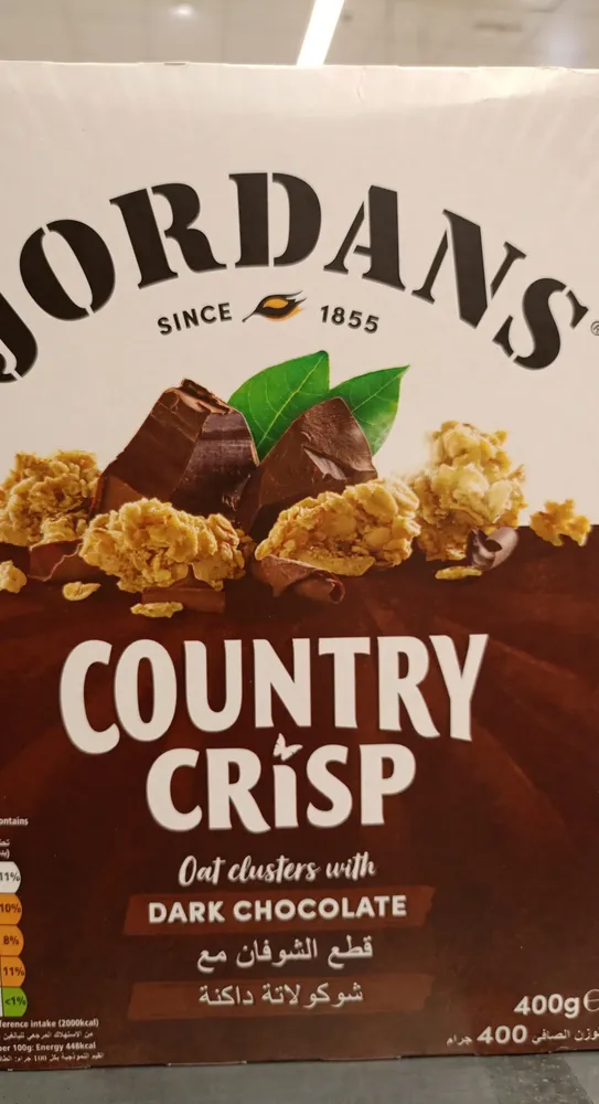 COUNTRY CRISP Oat clusters with DARK CHOCOLATE