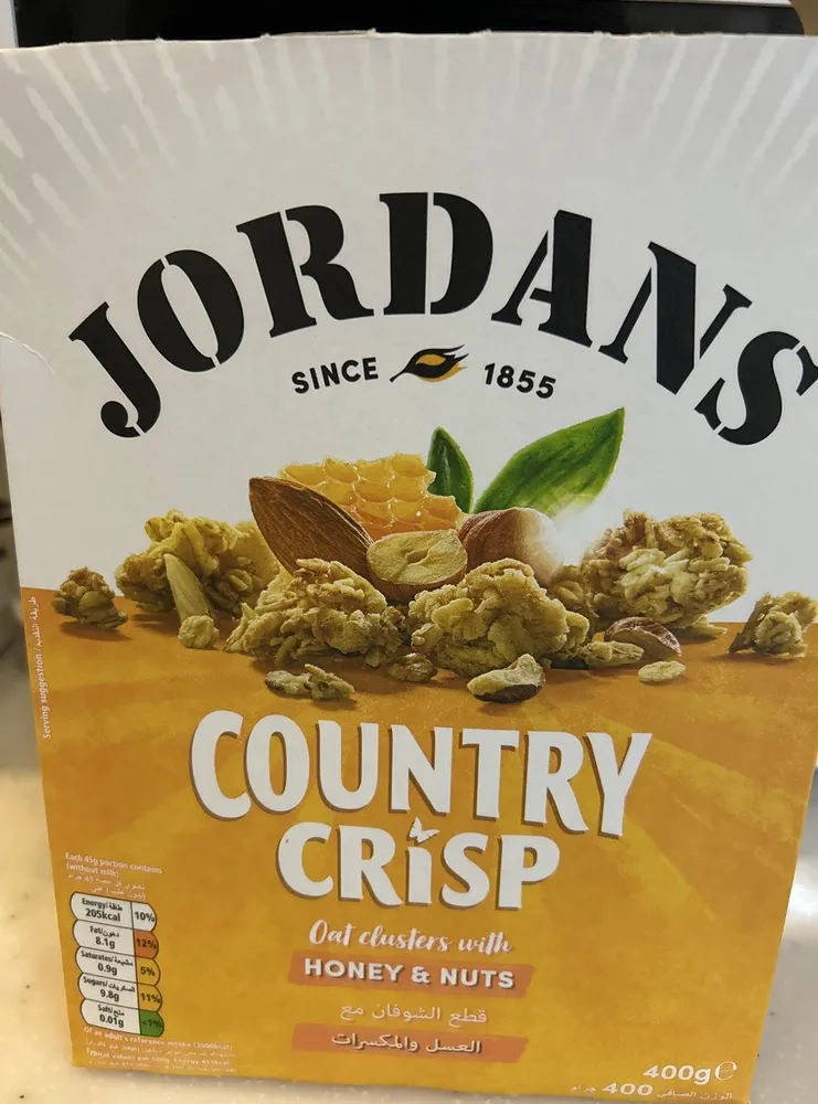 Jordans country crisp oat clusters with honey and nuts