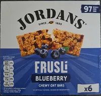 Blueberry Frusli Chewy Oat Bar
