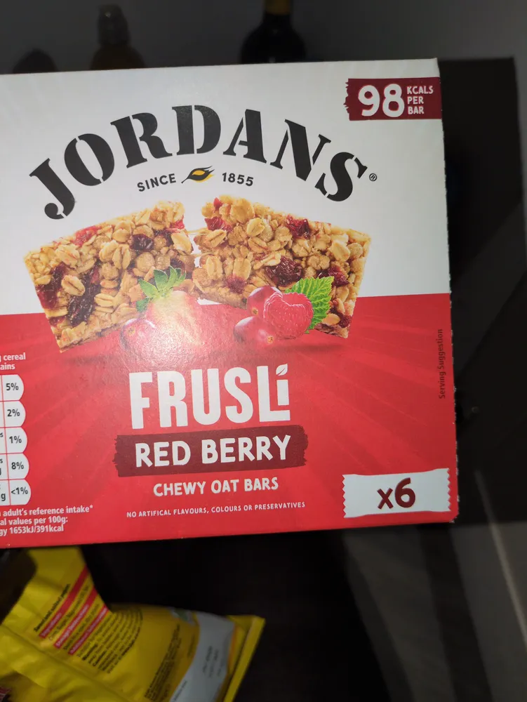 Frusli Red Berry Oat Bars