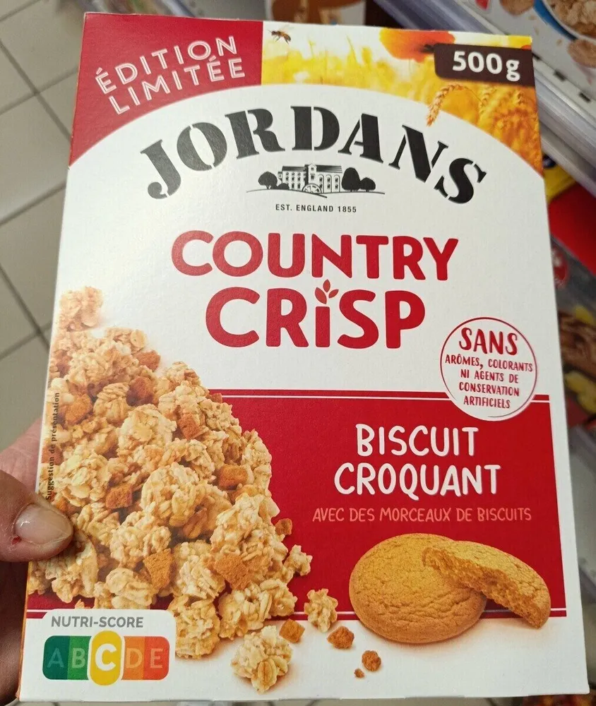 Country crisp biscuit croquant