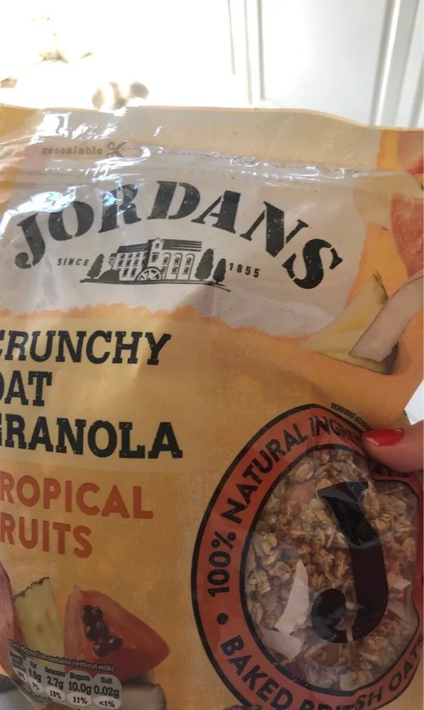 Jordan crunchy oat granola