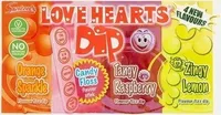 Love Hearts Dip Candy Floss Flavour Stick