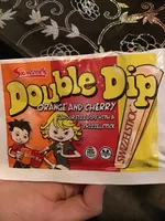 Double Dip Orange and Cherry Flavour Fizz Dip with a Mizzle Stick