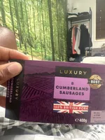 Luxury Cumberland sausages