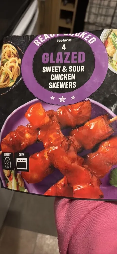 Glazed Sweet & Sour Chicken Skewers