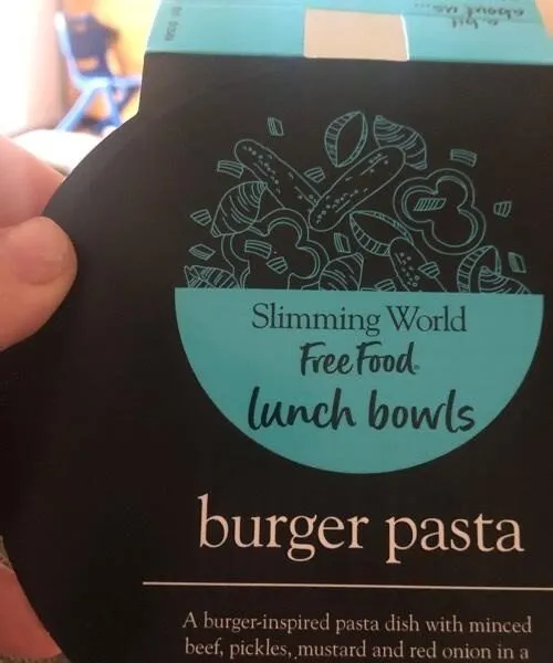 burger pasta