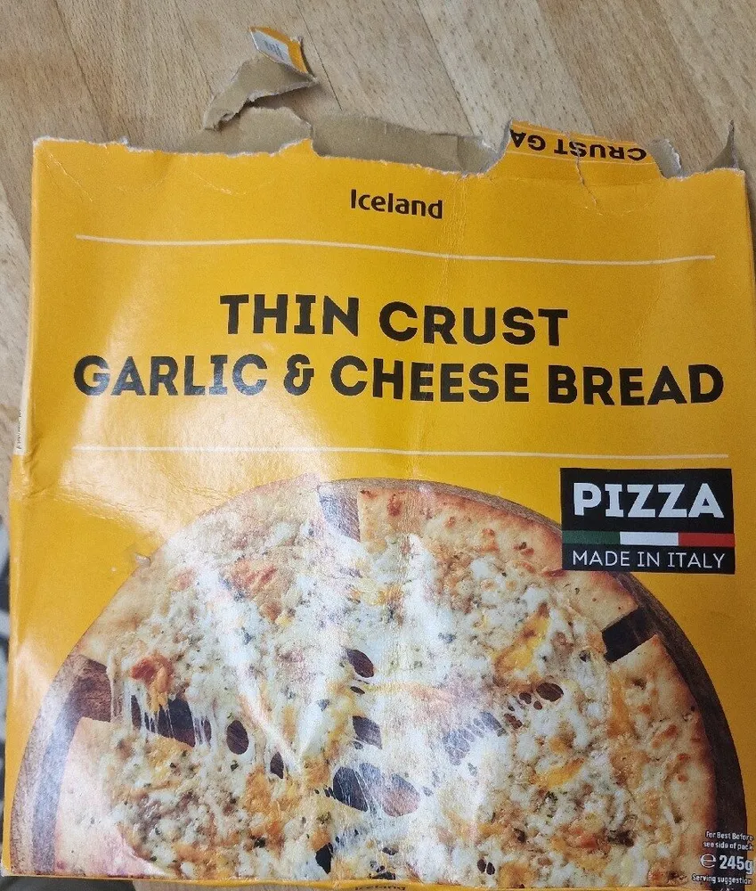 THIN CRUST GARLIC & CHEESE BREAD