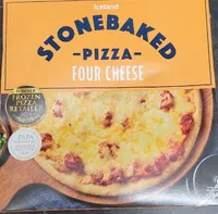 Stonebaked four cheese pizza