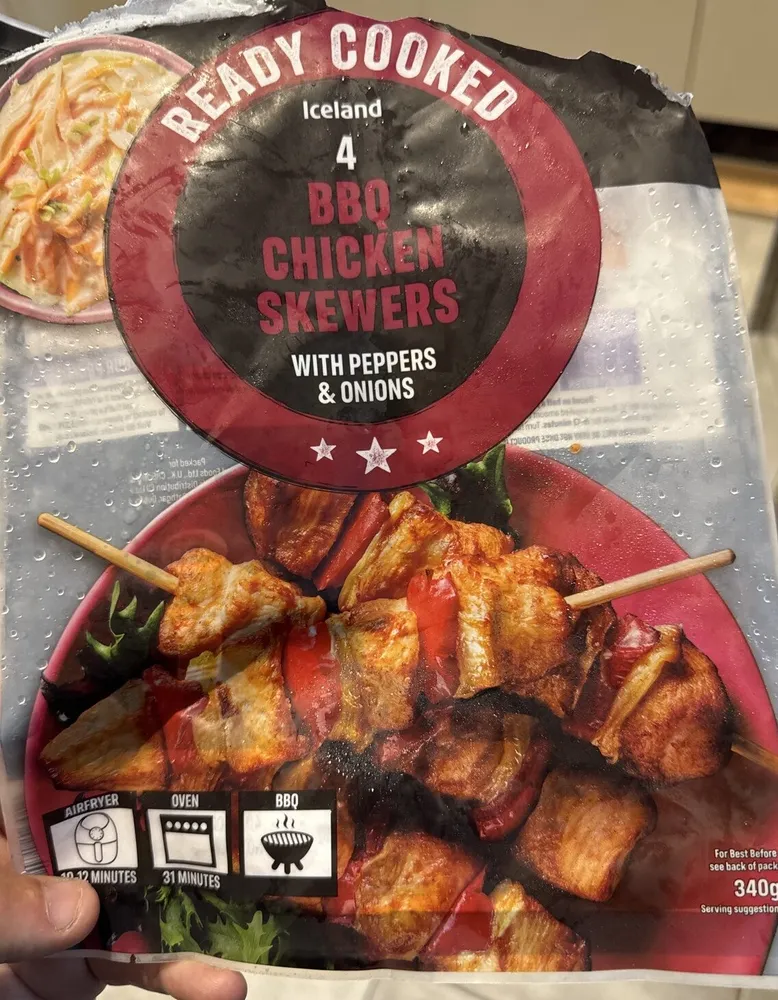 bbq chicken skewers