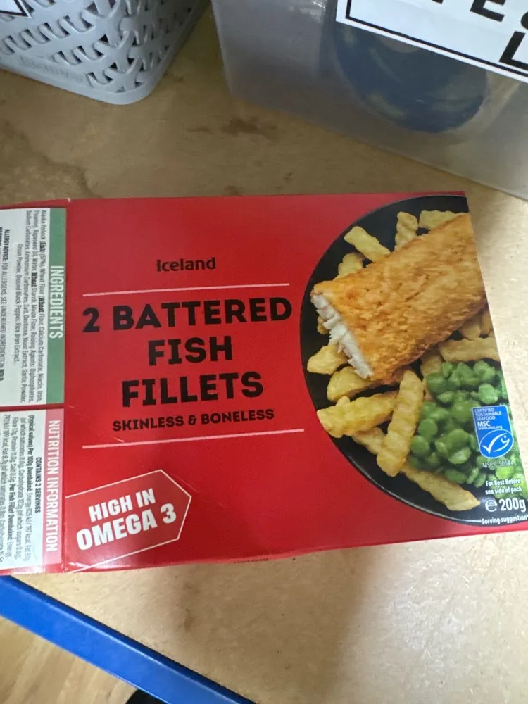 1 Battered Fish Fillet