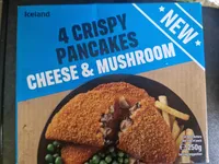 Crispy Pancakes - cheese and mushroom