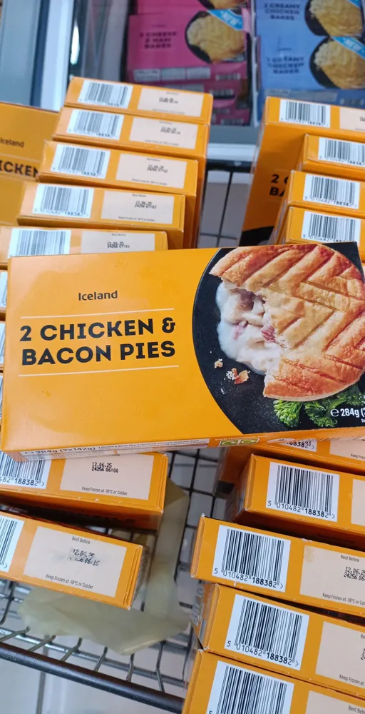 Chicken and bacon pie