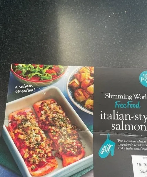 Slimming world Italian-style salmon