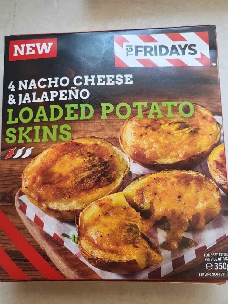 Tgis Nacho Cheese & Jalapeño Loaded Potato Skins
