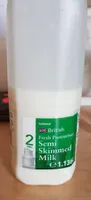 Semi skimmed milk